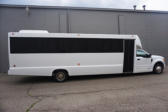 Large party bus rental